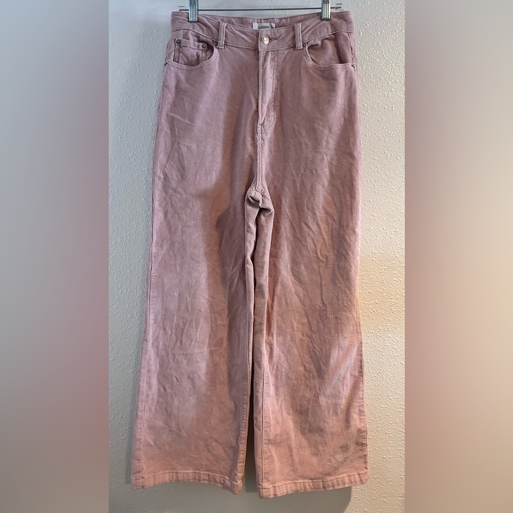 Glassons Dusty Pink Flare Jeans Size 12